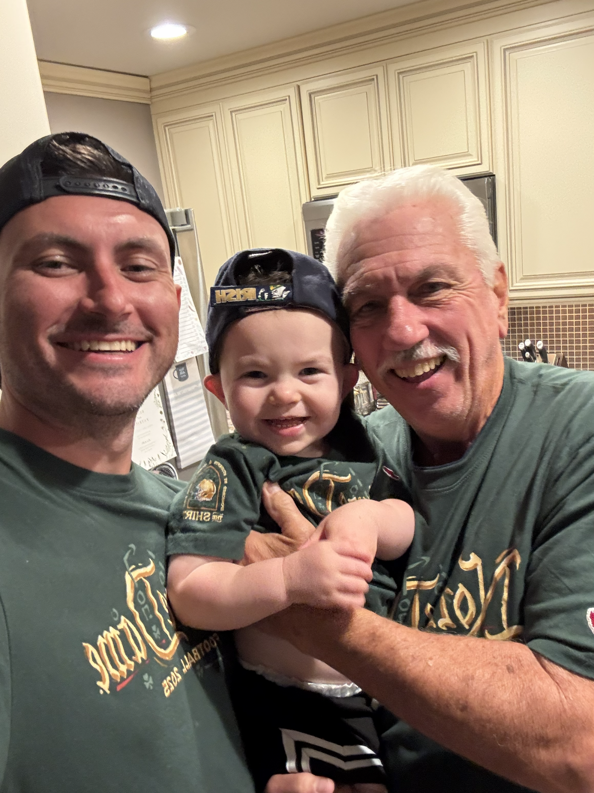 Tom Walsh with family